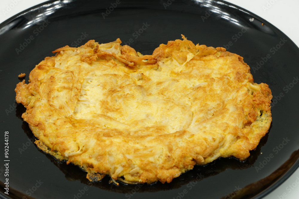 Omelet with mushroom