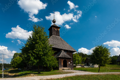 Wooden church from Slovenske rudno, Turiec - Museum of the Slovak Village, Martin, Slovakia