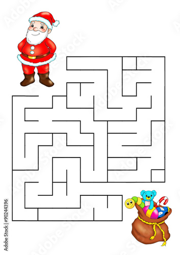 il gioco del labirinto, Babbo Natale