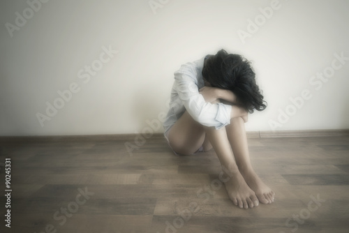Lonely and Unhappy Woman  photo