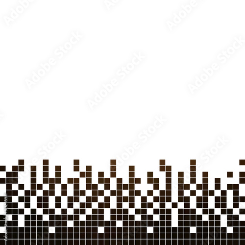 abstract vector square pixel mosaic background