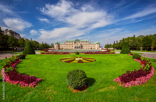 Canvas Print Belvedere palace, Vienna