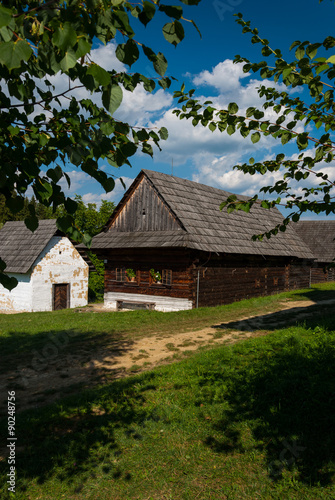 Wodden cottage from Nolcovo - Museum of the Slovak Village  Martin  Slovakia