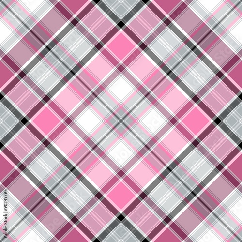 Pink Xadrez Pattern
