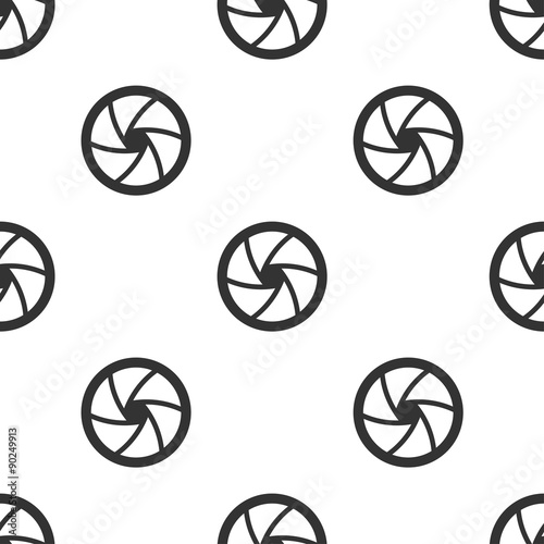 seamless pattern with camera shutter