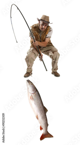 Fisherman with big fish