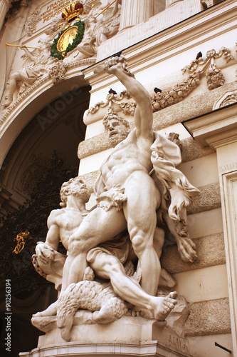 Hofburg - Imperial Palace detail, Vienna, Austria