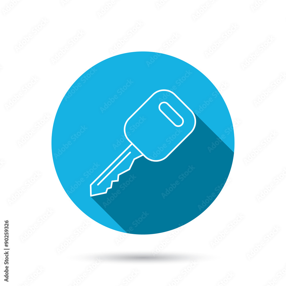 Car key icon. Transportat lock sign. Car key icon. Transportat lock sign.