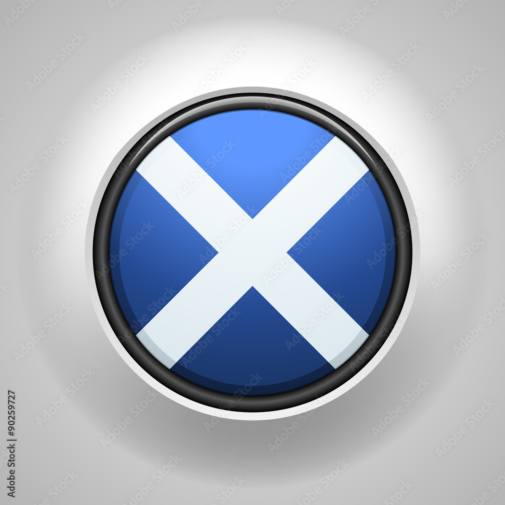 Fototapeta premium Scotland button