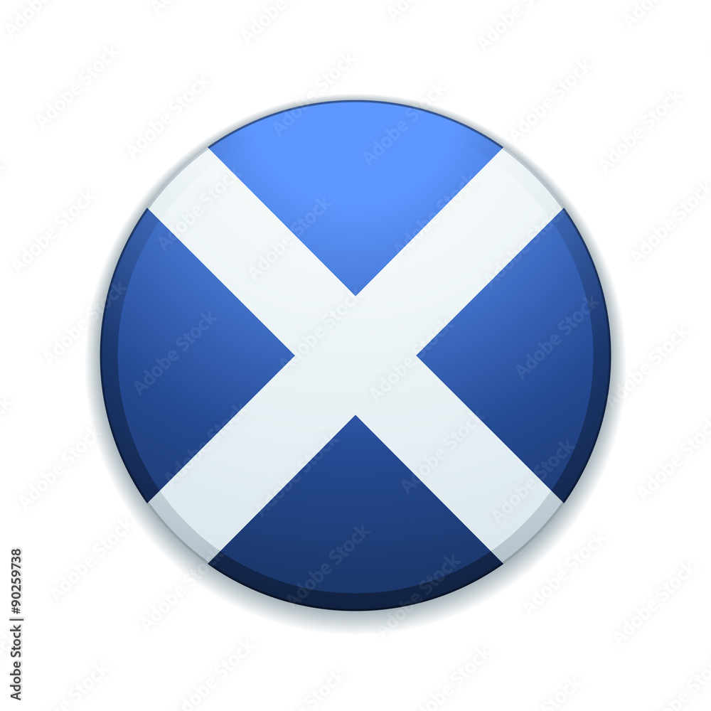 Obraz premium Scotland button