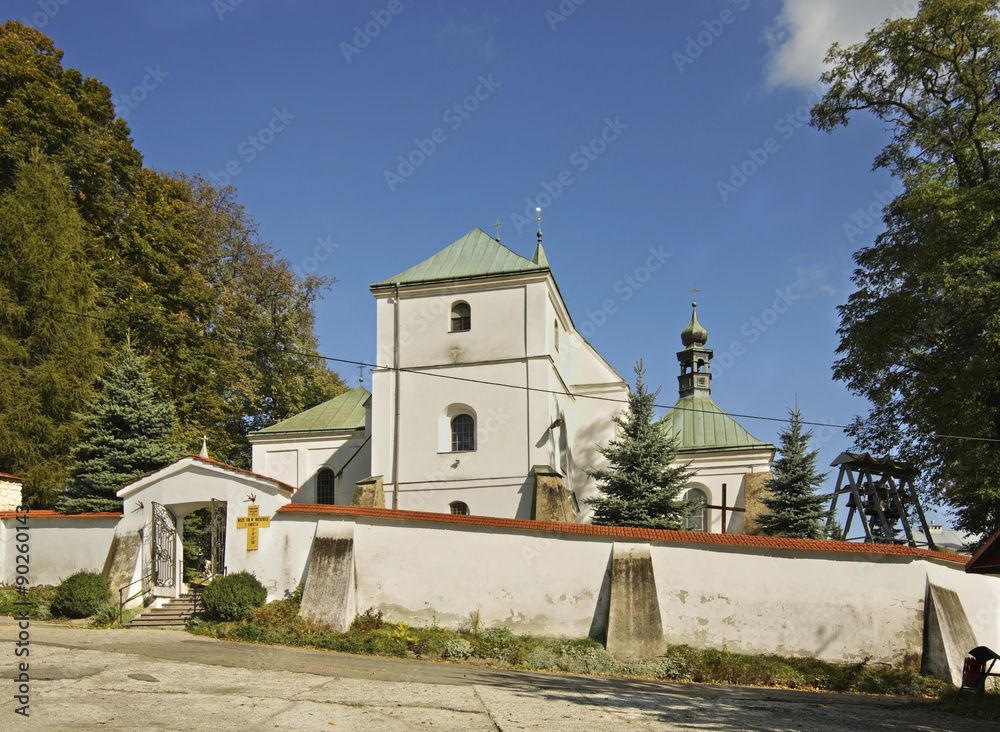 Church of St. Nicholas in Pruchnik. Poland