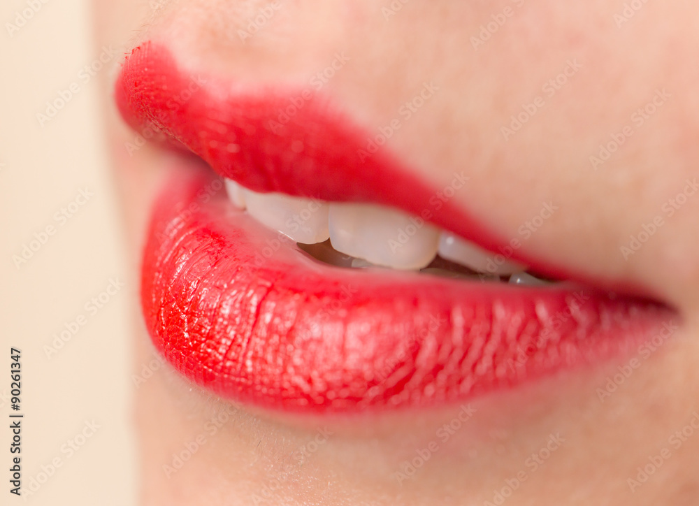 beautiful lips with red lipstick beautiful lips with red lipstick