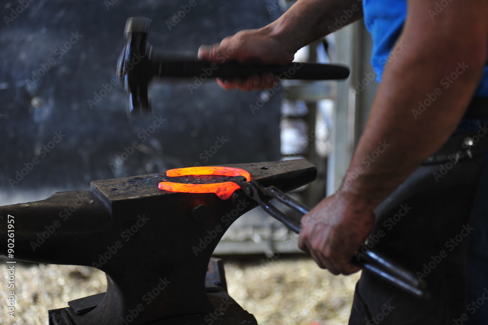 Farrier at work