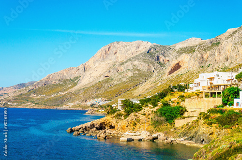 Cozy, quiet resort on Greek sea coast, Greece