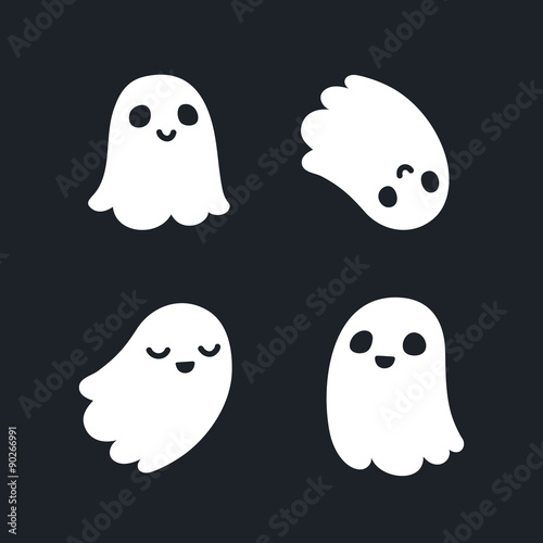 Fototapeta Cute ghosts
