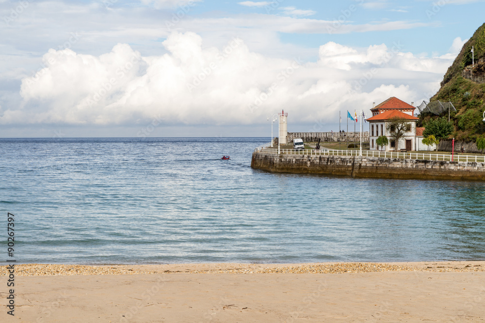 Naklejka premium Ribadesella, Asturias, Spain