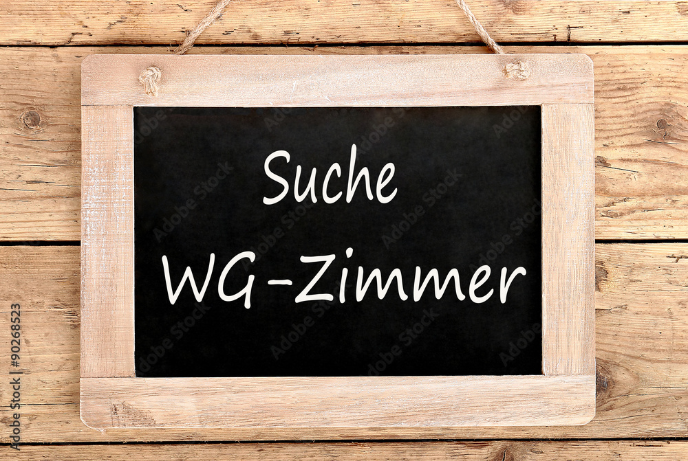 Fototapeta premium Schild Suche WG-Zimmer