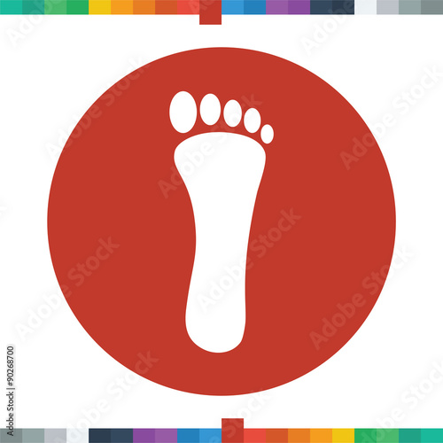 Foot icon.