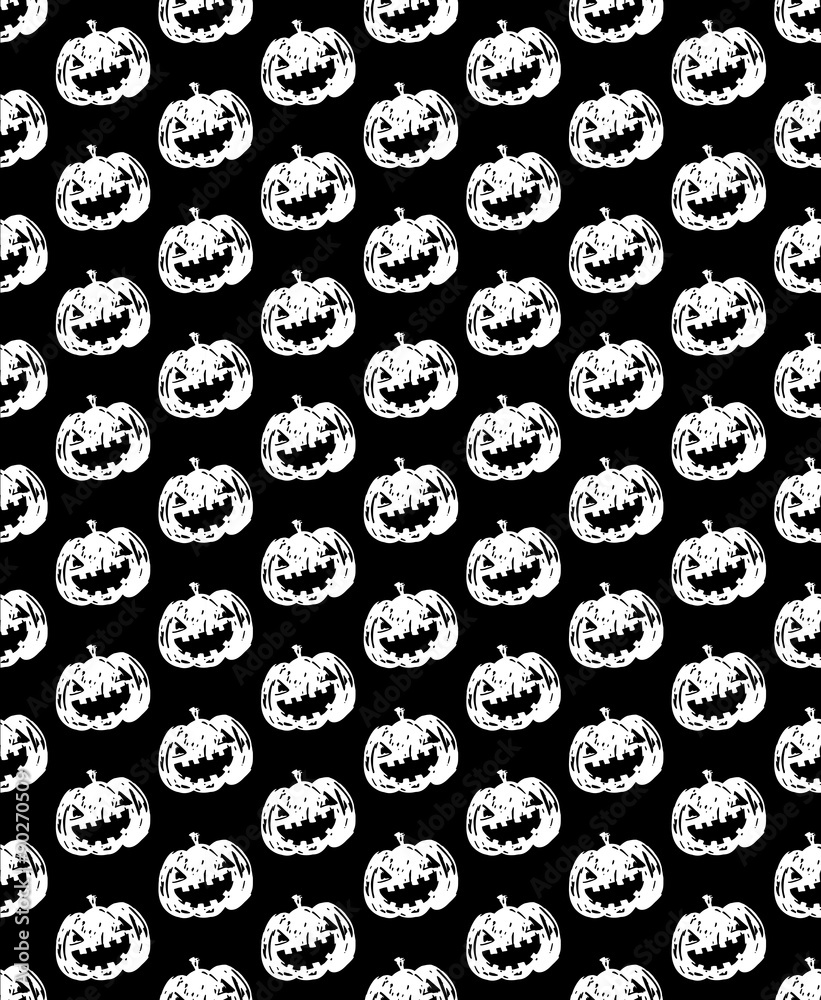 jack-o-lantern pumpkin head black and white color pattern jack-o-lantern pumpkin head black and white color pattern