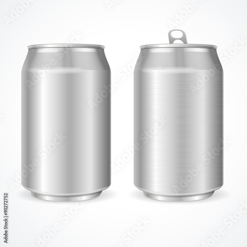 Aluminum Cans. Vector