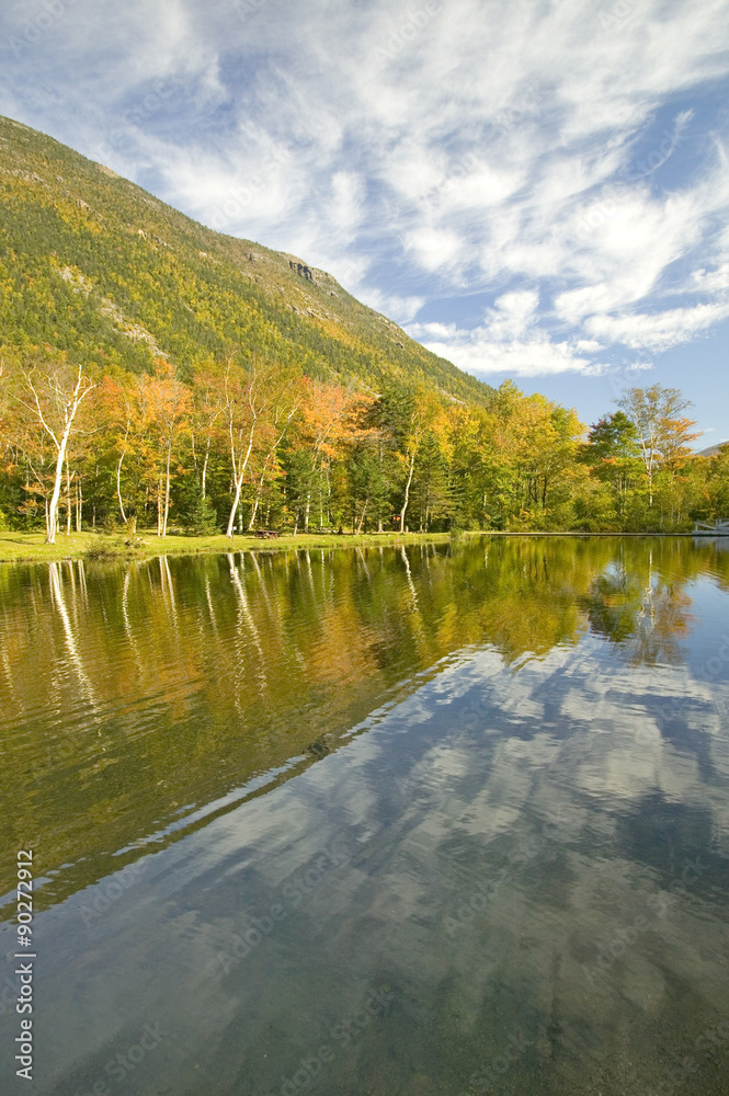 Crawford Notch State Park in the White Mountains, New Hampshire