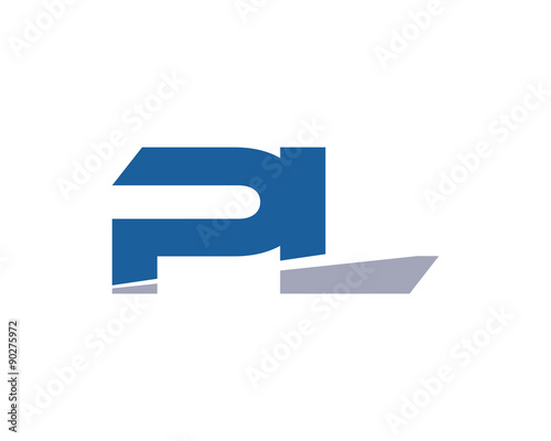 PL Letter Logo Modern