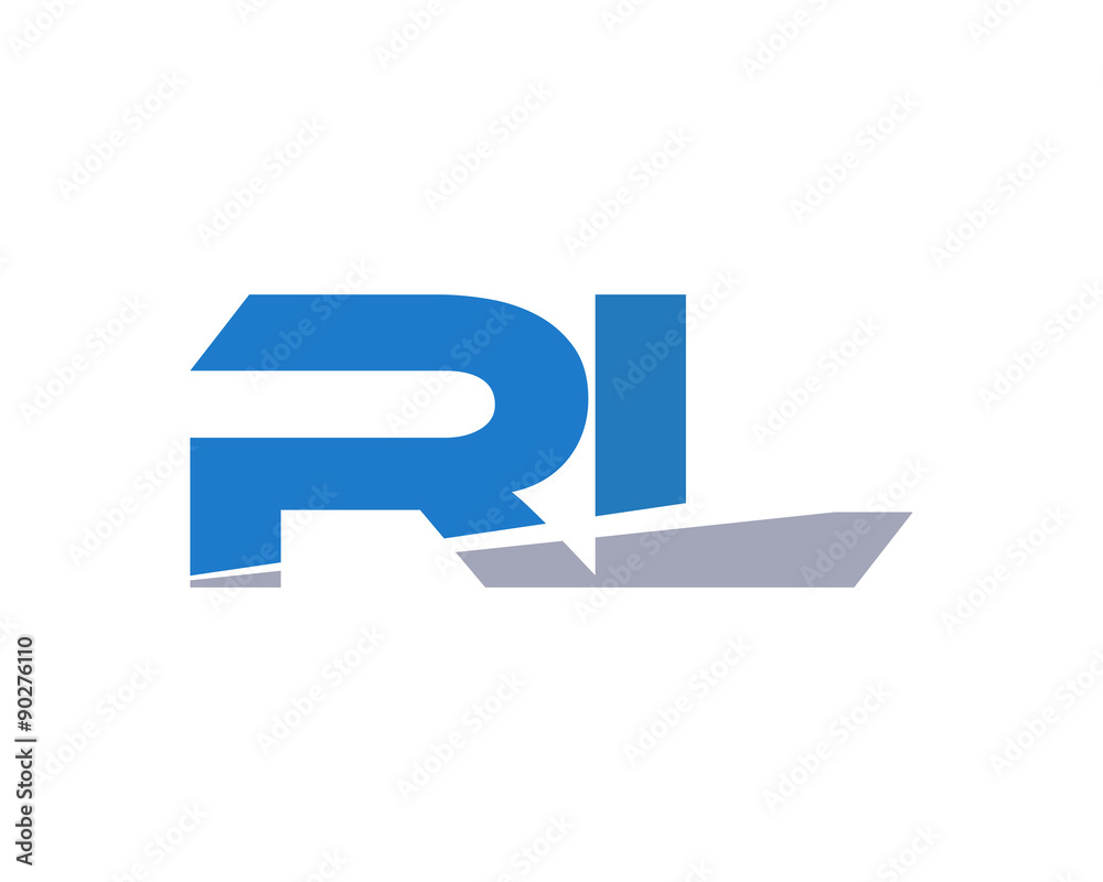 RL Letter Logo Modern