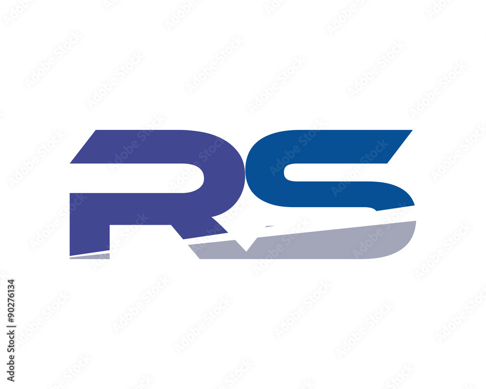 RS Letter Logo Modern RS Letter Logo Modern