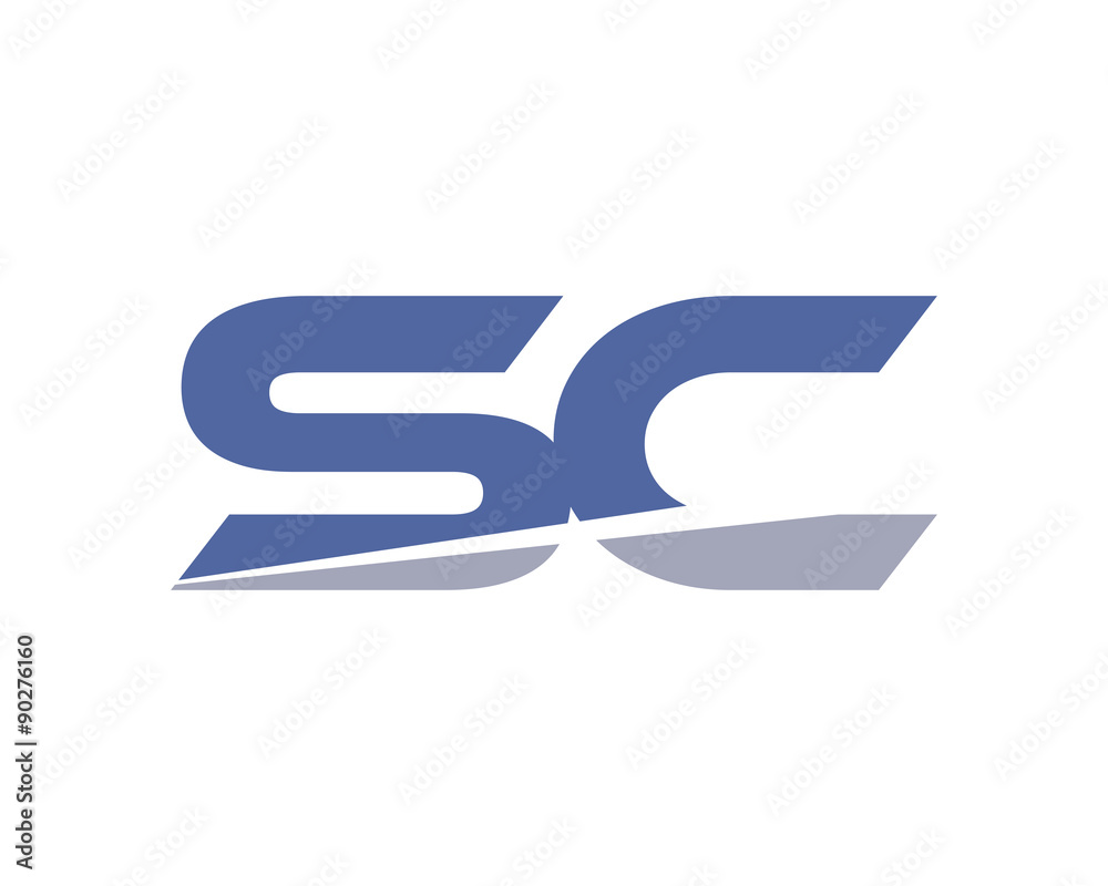 SC Letter Logo Modern SC Letter Logo Modern