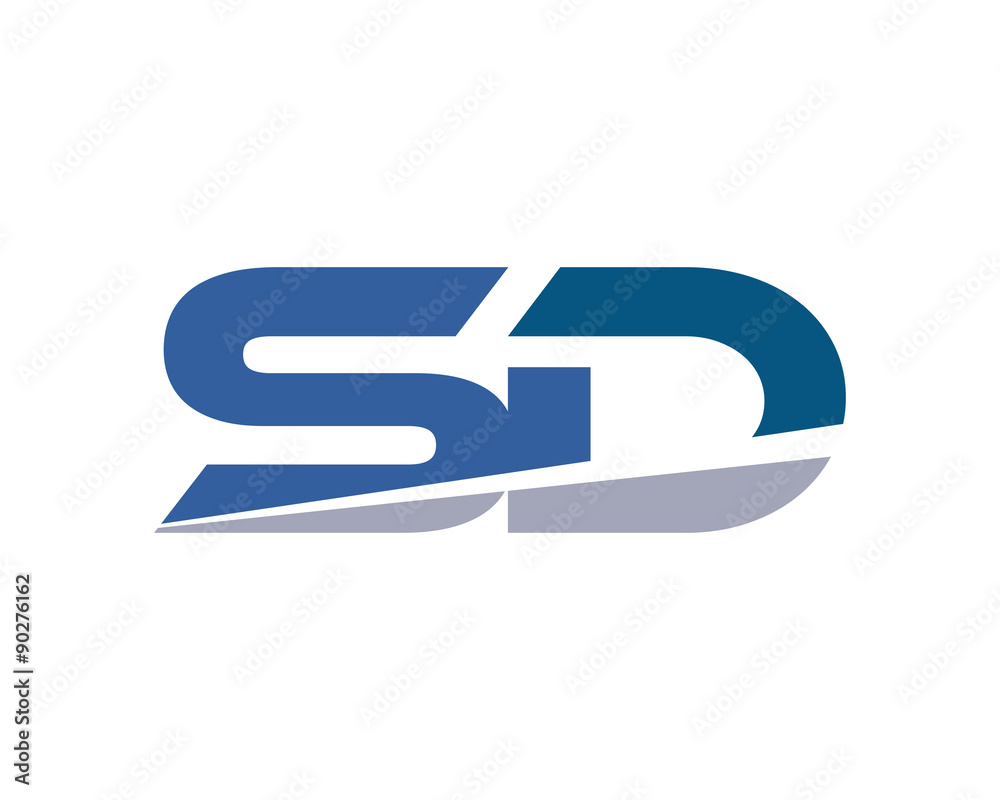 SD Letter Logo Modern SD Letter Logo Modern