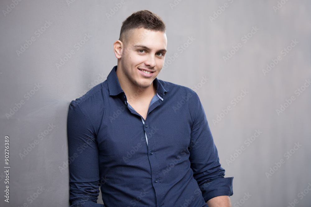 Smiling young man Smiling young man