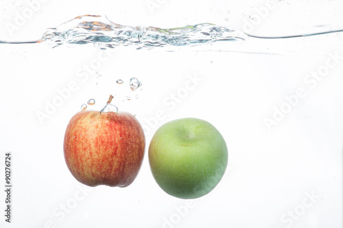 Fruit in water