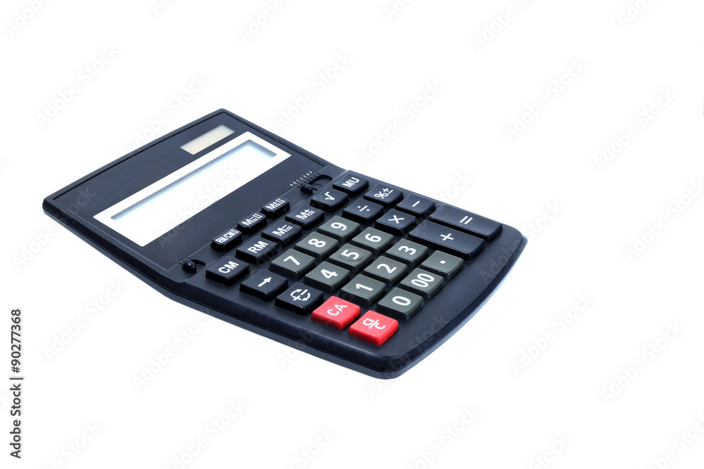 basic calculator on white isolate background basic calculator on white isolate background
