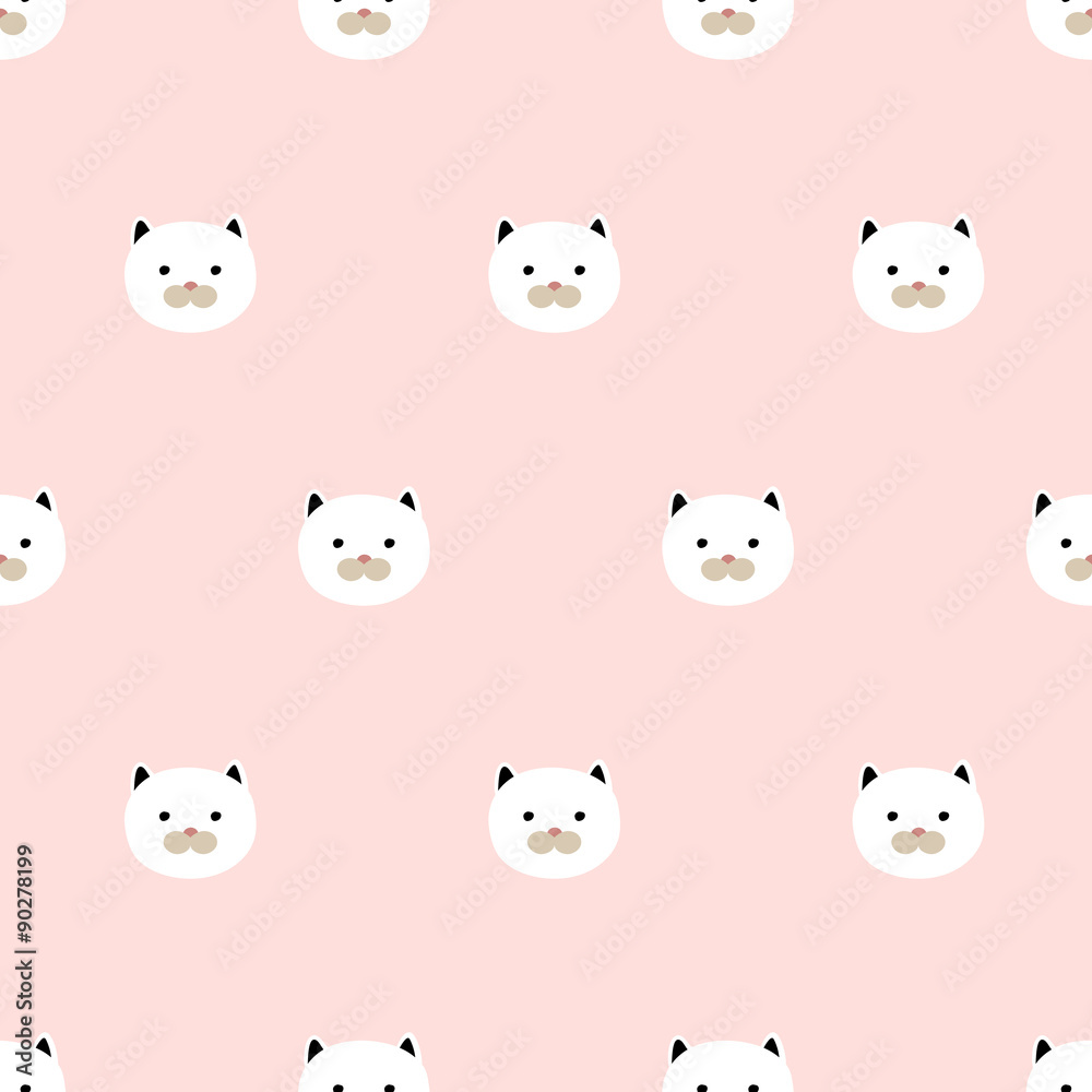seamless cute kitten pattern seamless cute kitten pattern