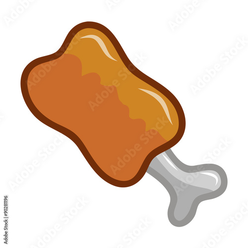 meat isolated illustration