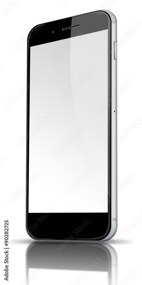 Realistic mobile phone isolated on white. Realistic mobile phone isolated on white.