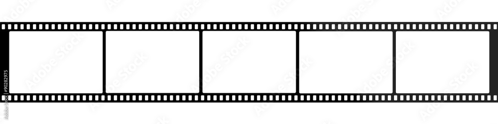 Film strip roll for photo or video.