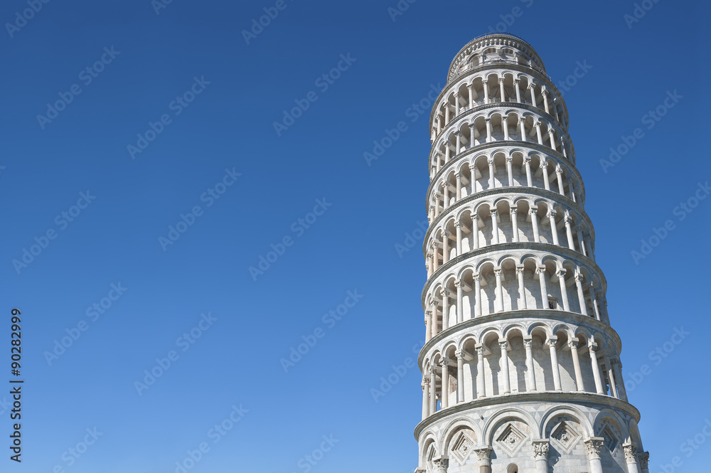 Leaning tower in Pisa, Tuscany, Italy
