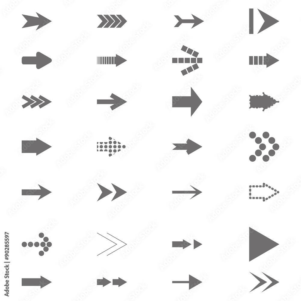 Set icons Arrows Set icons Arrows