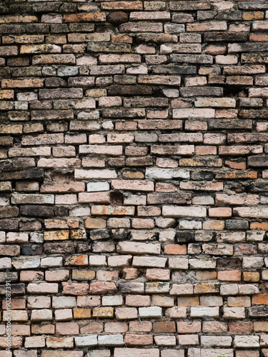 Bricks wall texture background vertical