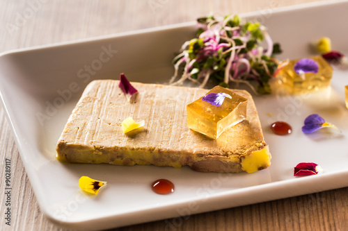 Obraz na płótnie Terrine of foie gras w salonie