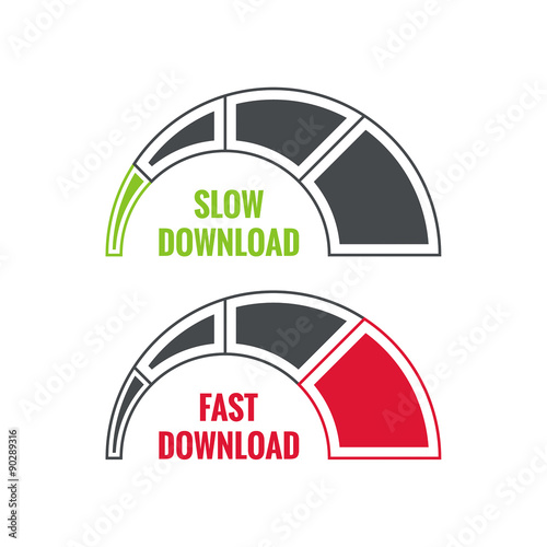 Vector set of indicators  loading