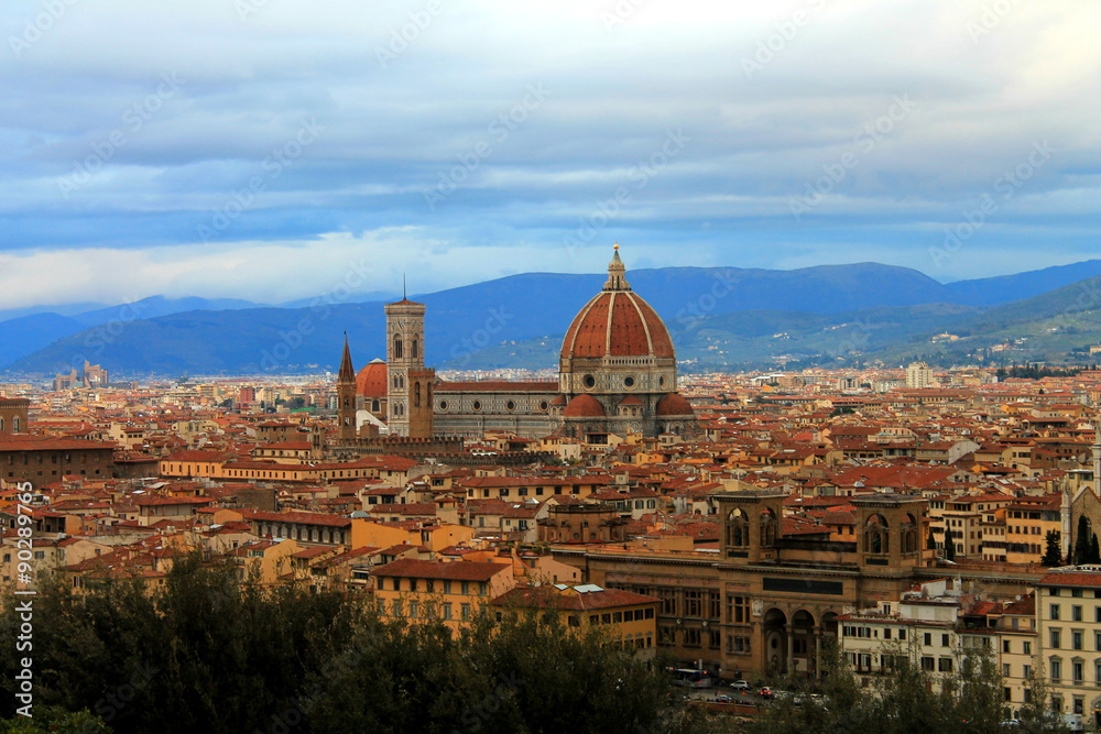 Fototapeta premium Florence et son Duomo, Toscane, Italie