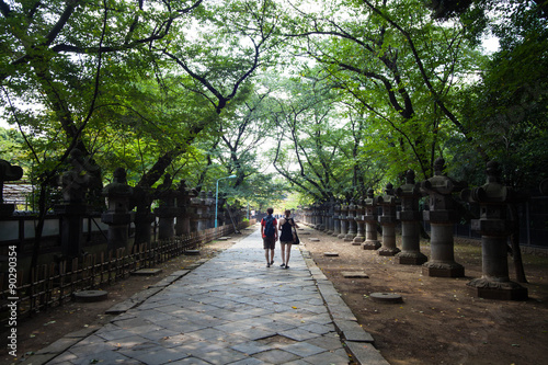 Wallpaper Mural People visit Tosho-gu Shrine on AUG 15, 2015 in Nikko, Japan Torontodigital.ca