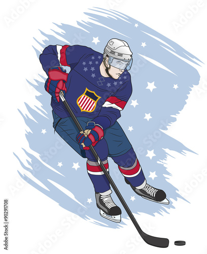 ice hockey player american