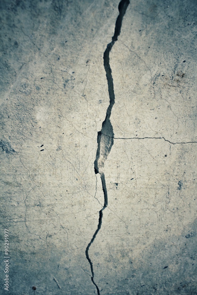 Fototapeta premium Cracks on the road