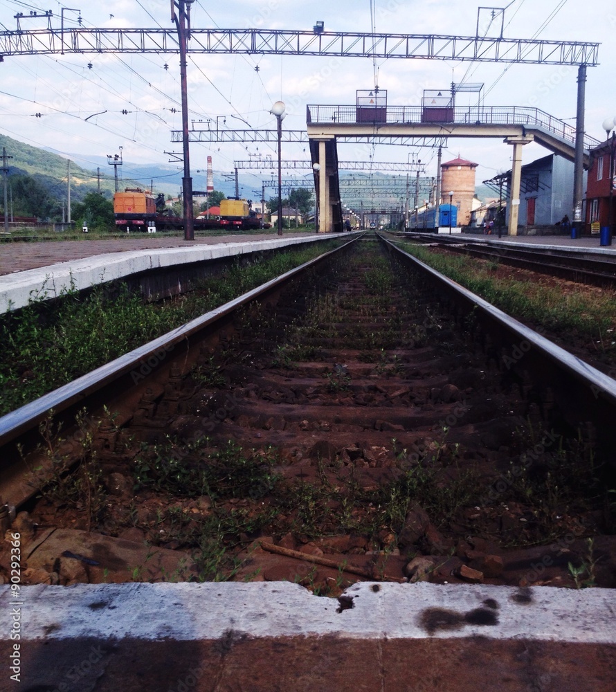Obraz premium railway station