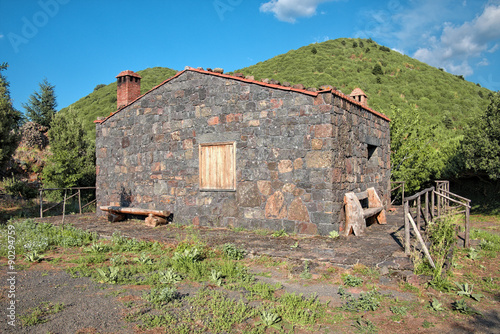 Refuge In Etna National Park, Sicily