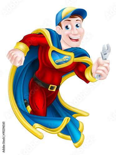 Superhero Plumber or Mechanic