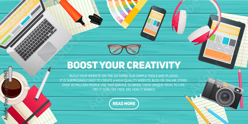 Flat design illustration concept for education
